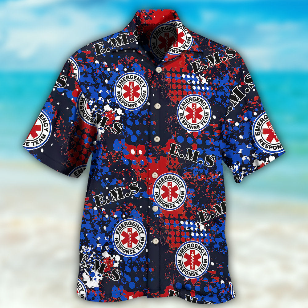 Military Police Firefighter Nurse Tribute - Hawaiian Shirt