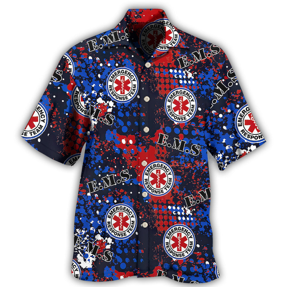 Military Police Firefighter Nurse Tribute - Hawaiian Shirt