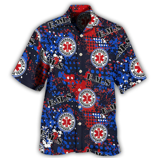 Military Police Firefighter Nurse Tribute - Hawaiian Shirt