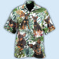 Miniature Pinscher Tropical Leaf Style – Hawaiian Shirt