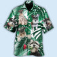 Miniature Schnauzer Tropical Leaf Style – Hawaiian Shirt