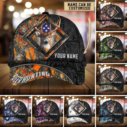 Premium Love Deer Hunting Personalized – Classic Cap
