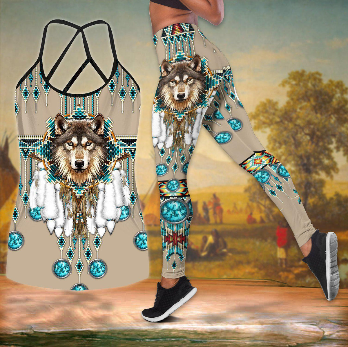 Native Wolf Dreamer Style Limited Edition – Hollow Tank Top