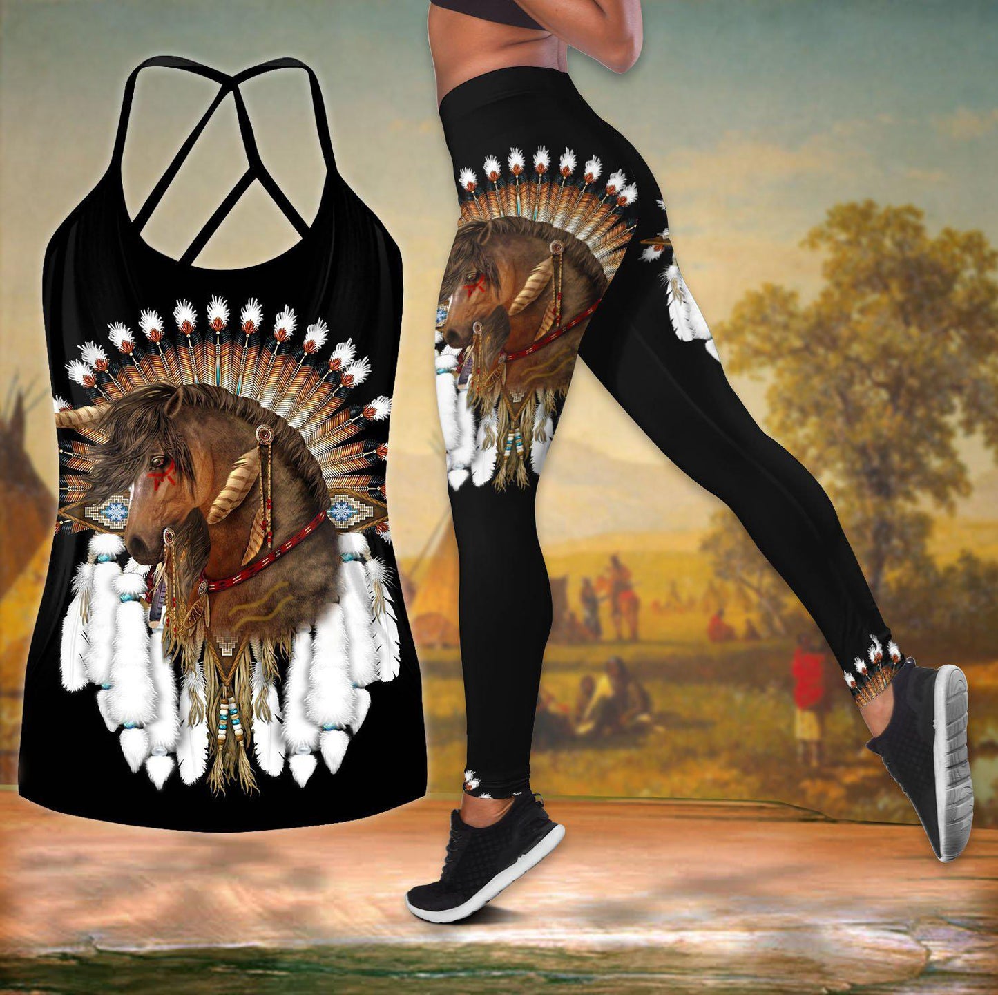 Native Horses Dreamer Limited Edition – Hollow Tank Top