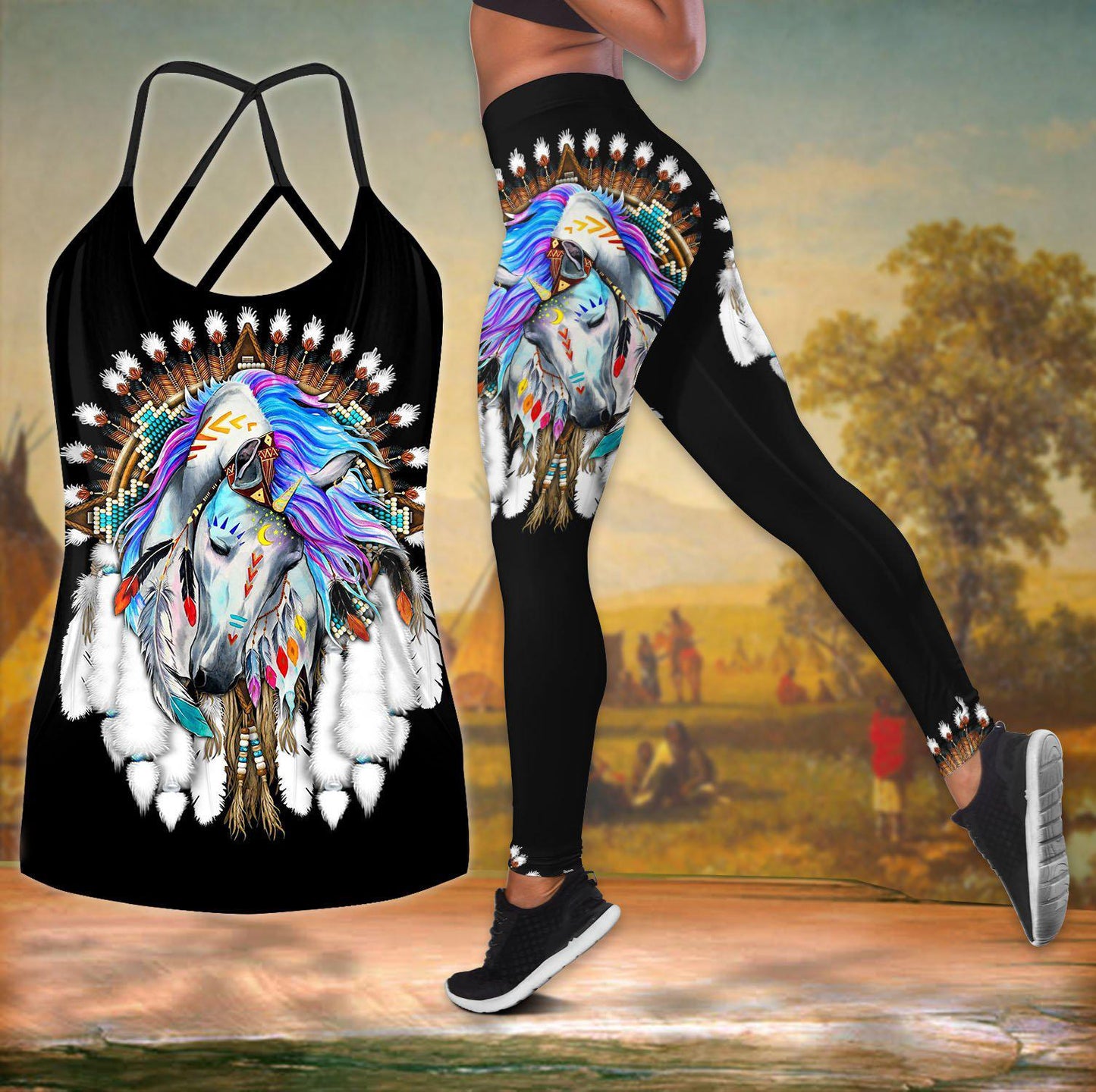 Native Horse Beautiful Limited Edition – Hollow Tank Top