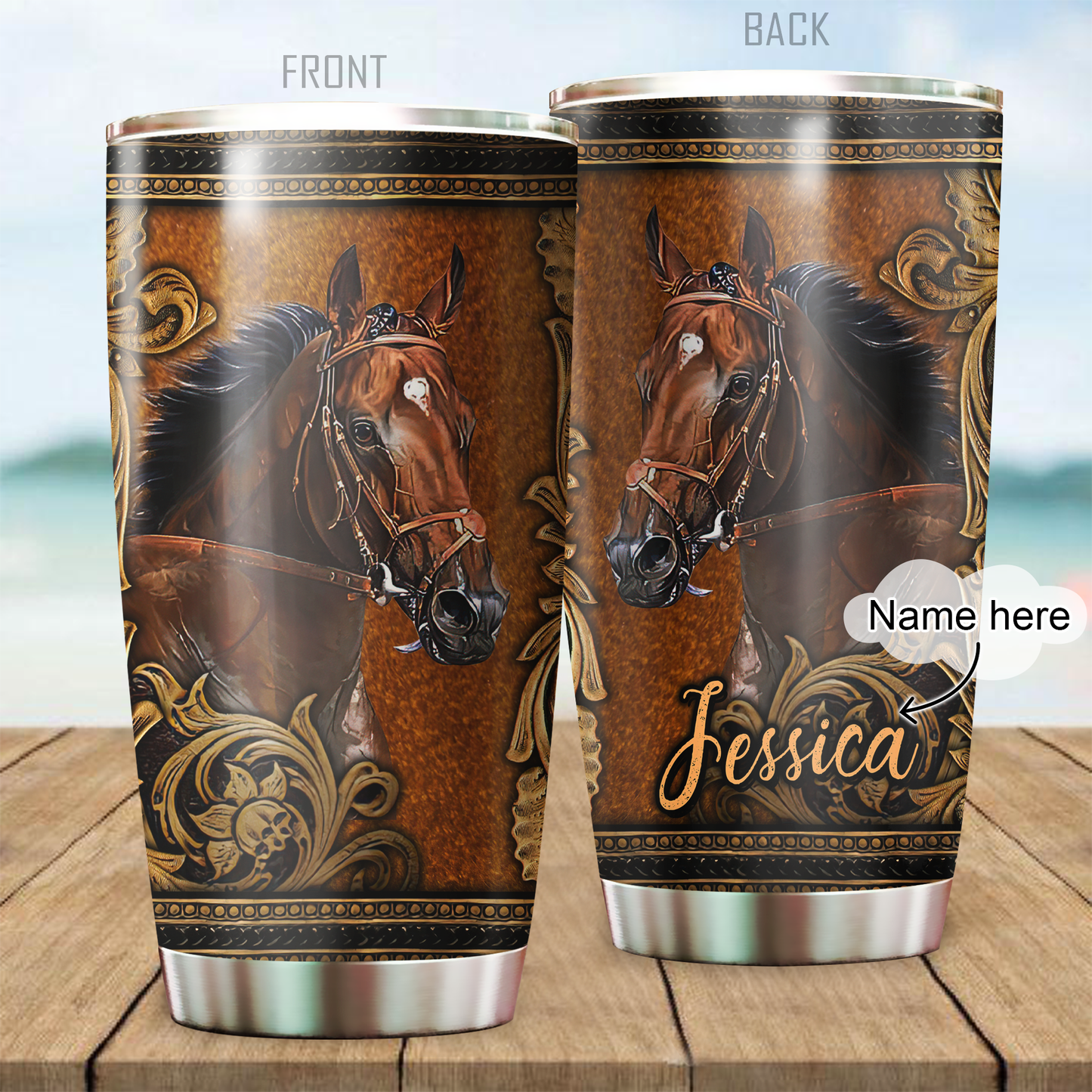 Horses Lend Us The Wings We Lack 20 Oz Tumbler