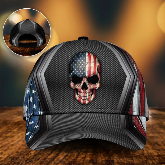 American Skull Metal Style – Classic Cap