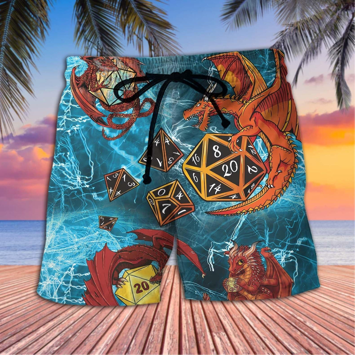Dragon D20 Colorful Life – Beach Short