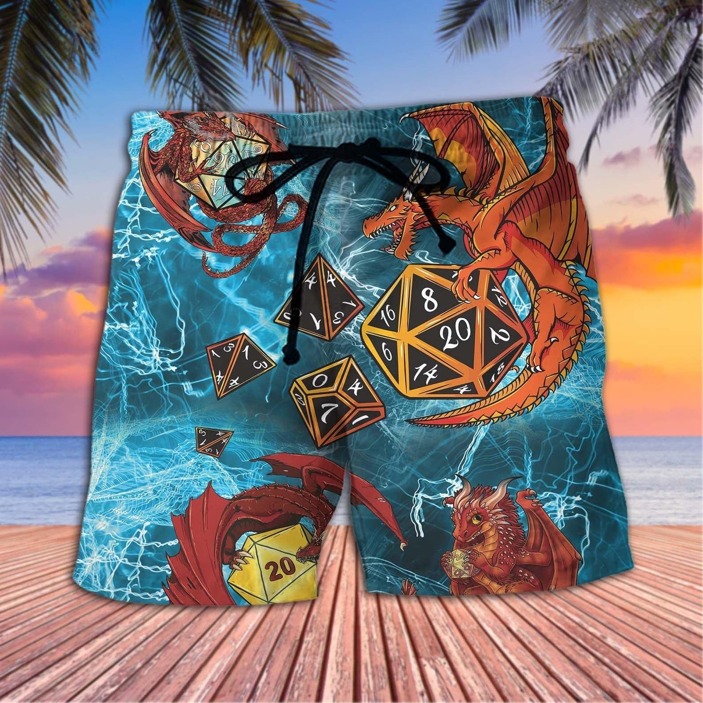 Dragon D20 Colorful Life – Beach Short
