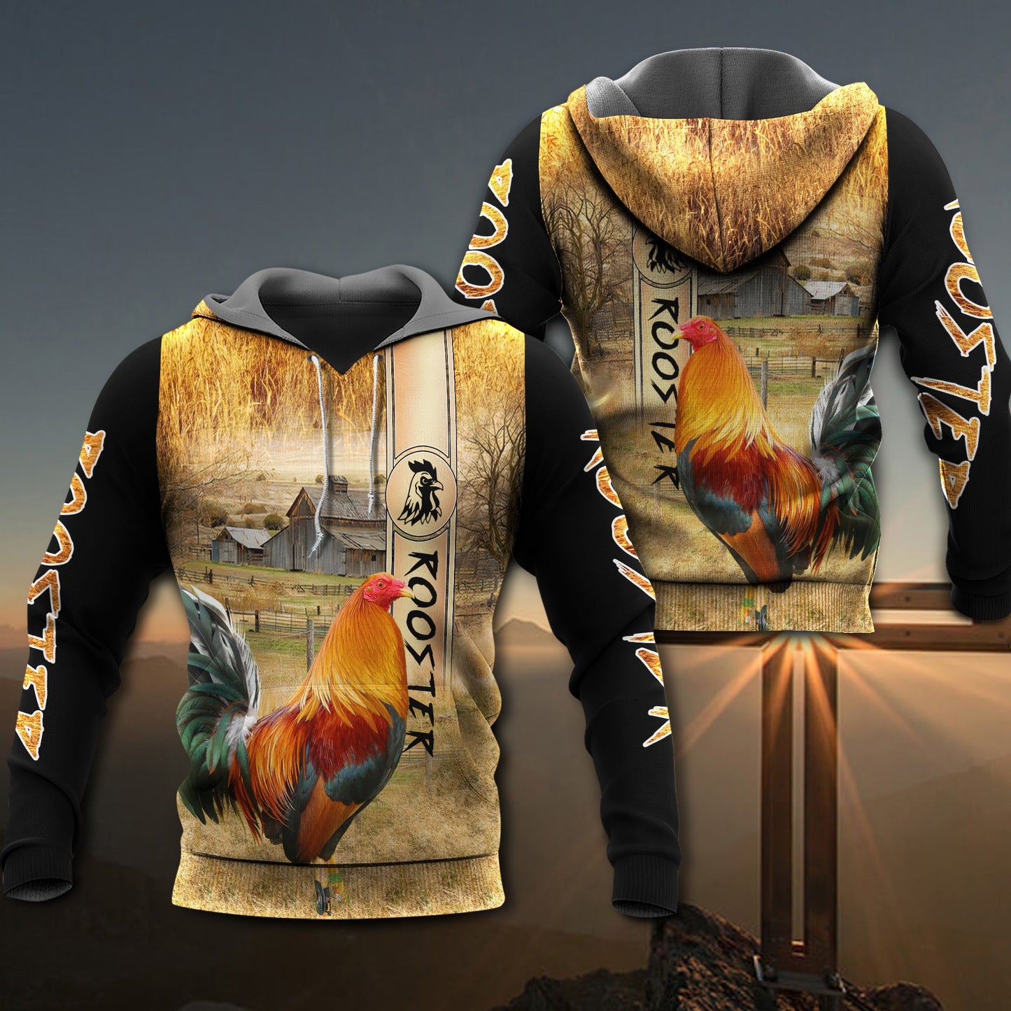 Farm Chickens Rooster Stronger Limited - 3D Hoodie