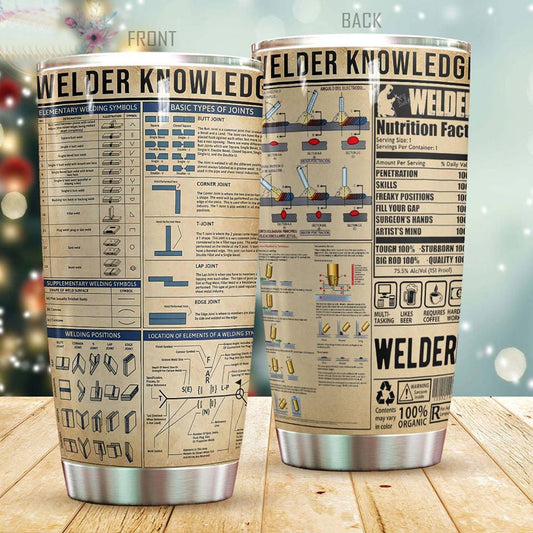 Welder Lover 20 Oz Tumbler For Office Travel