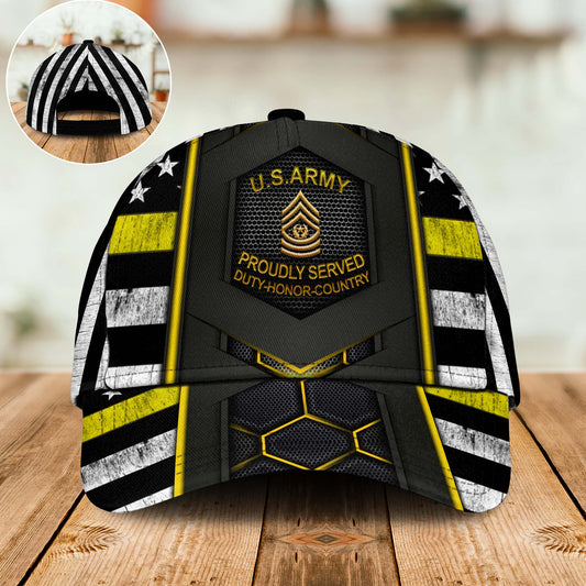 CSM Rank US Army Basic Style – Classic Cap