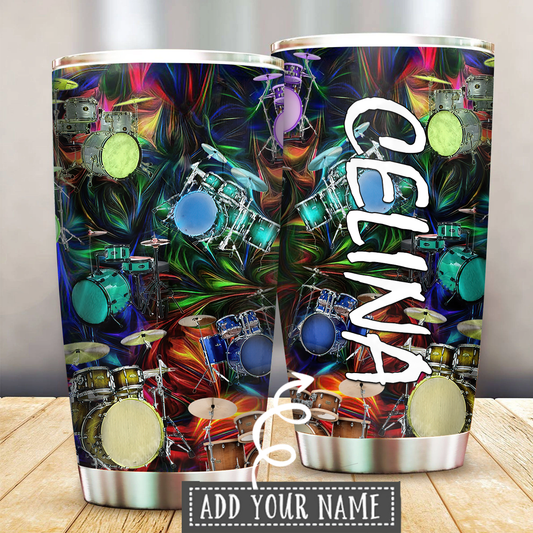 Music Is My Soul Personalized 20 Oz Tumbler For Travel Gifts
