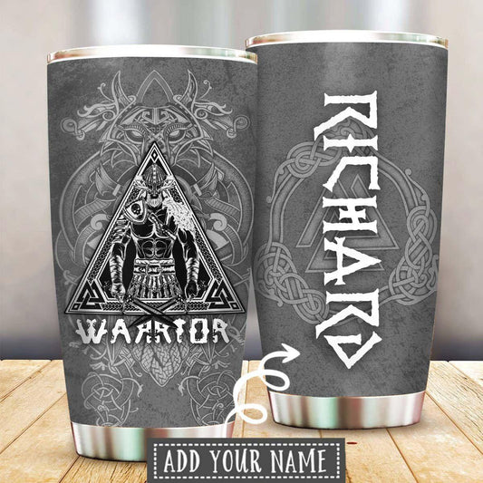Viking Warrior Stronger Personalized 20 Oz Tumbler For Hot Cold Drinks And Travel