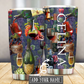 Beverage Love And Life With Bottle Personalized 20 Oz Tumbler