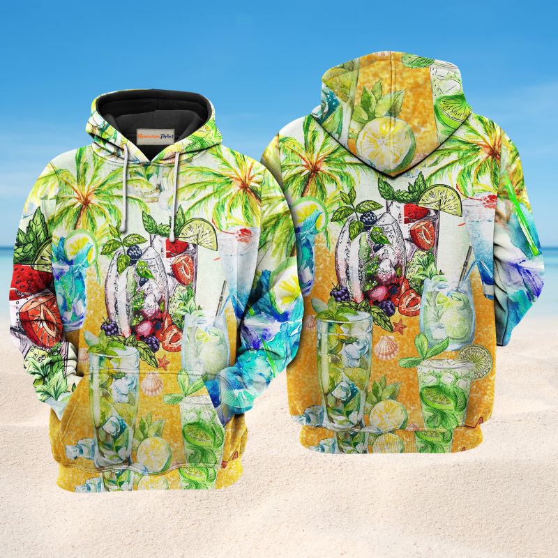Mojito Summer Vibe Art – 3D Hoodie
