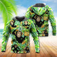 Monkey Banana Green Leaf Fun - 3D Hoodie