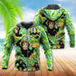 Monkey Banana Green Leaf Fun - 3D Hoodie