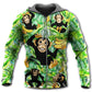 Monkey Banana Green Leaf Fun - 3D Hoodie