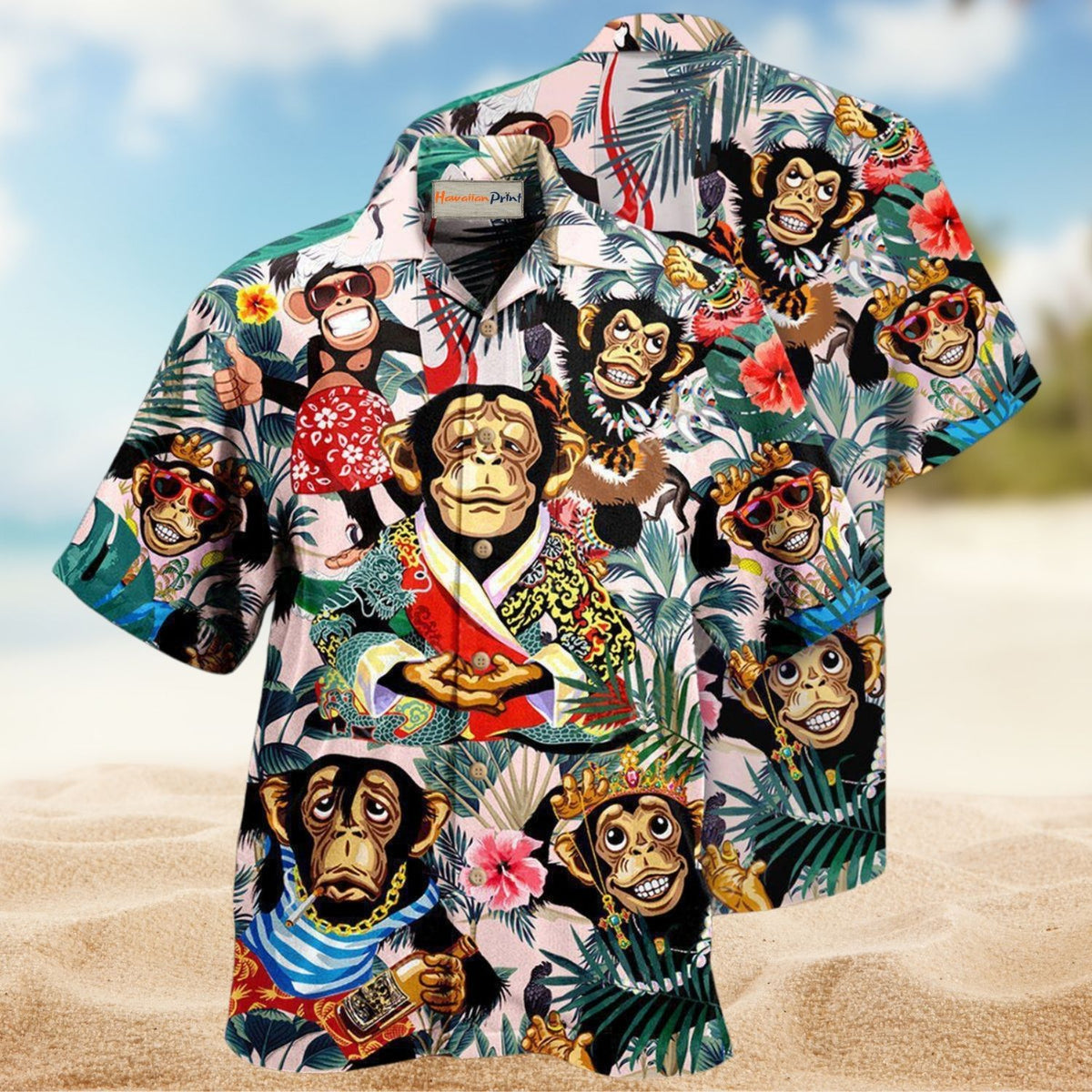 Monkey Smile Edition – Hawaiian Shirt