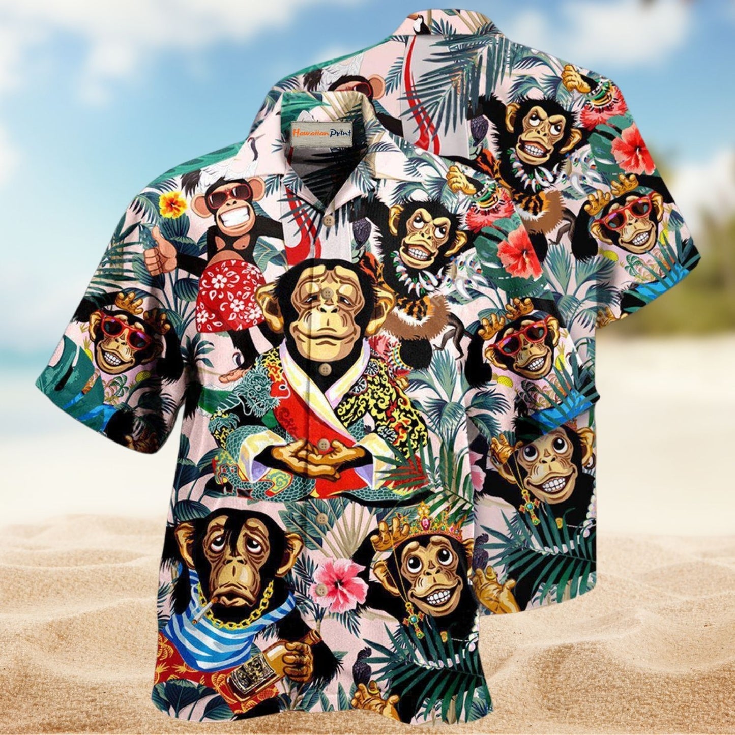 Monkey Smile Edition – Hawaiian Shirt