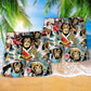 Smiling Monkey Fun Positive Art – Beach Short