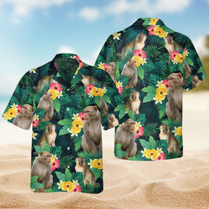 Monkey Tropical Summer Vibes Edition – Hawaiian Shirt