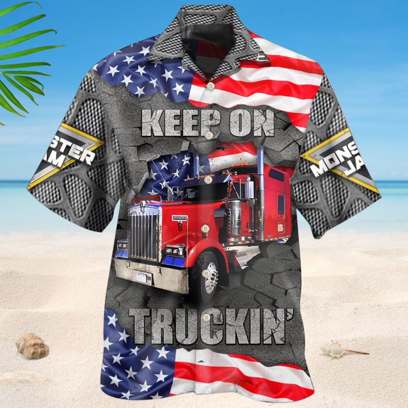 Monster Truck America Style – Hawaiian Shirt