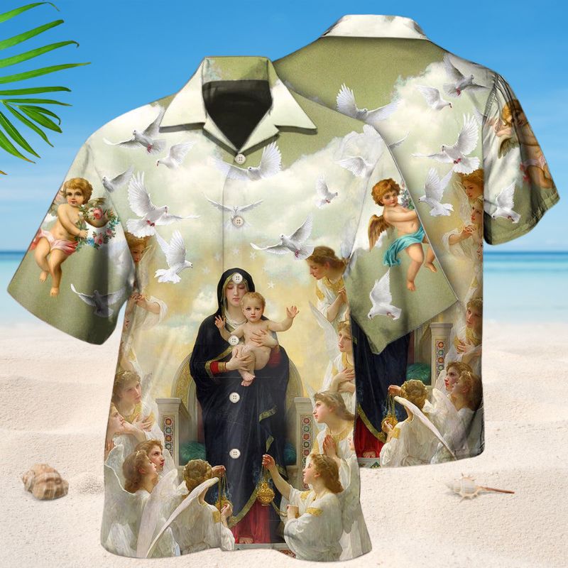 Mother Day Dove Peace Style – Hawaiian Shirt