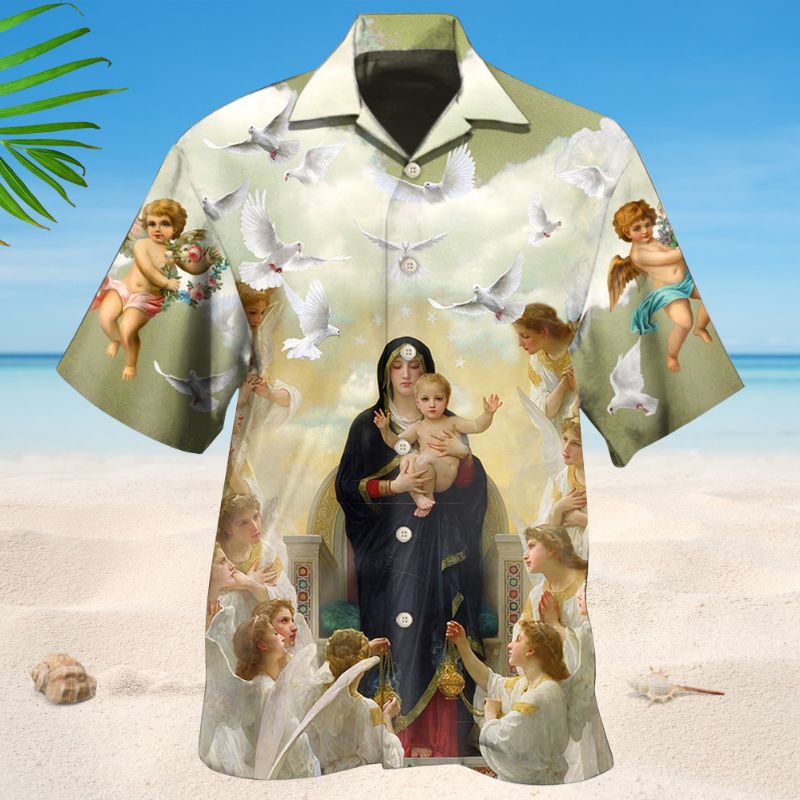 Mother Day Dove Peace Style – Hawaiian Shirt