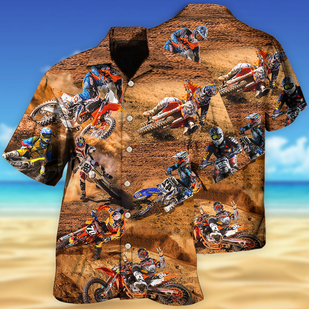 Motocross Racing Cool Life - Hawaiian Shirt