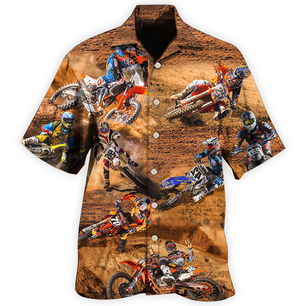 Motocross Racing Cool Life - Hawaiian Shirt