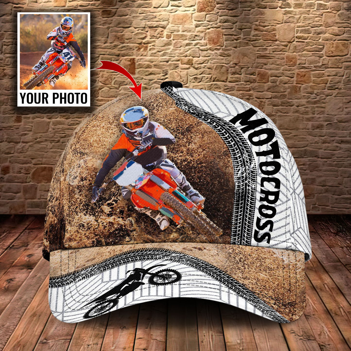 Motocross Custom Photo – Classic Cap