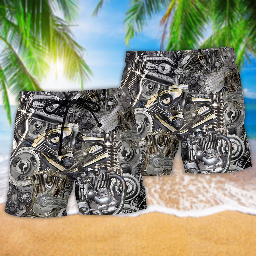 Motorcycle Chrome Classic Riders – Beach Short