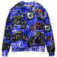 Motorcycle Lightning Blue Cool Style – Sweater - Ugly Christmas Sweater