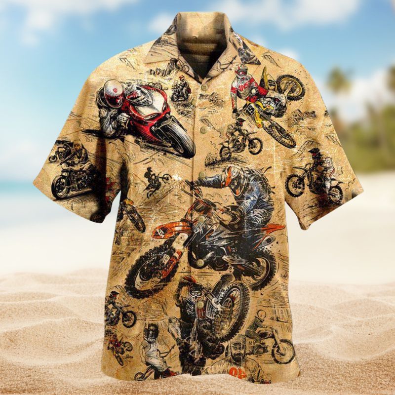 Motorcycle Racing Retro Edition – Hawaiian Shirt
