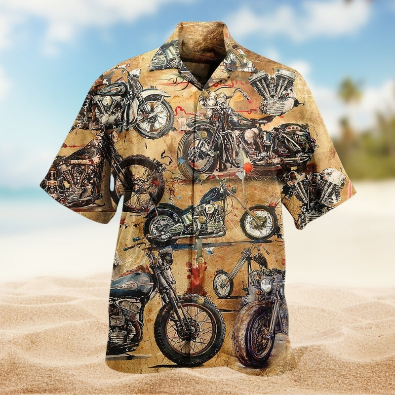 Motorcycle Ride And Live Today Limited Edition – Hawaiian Shirt