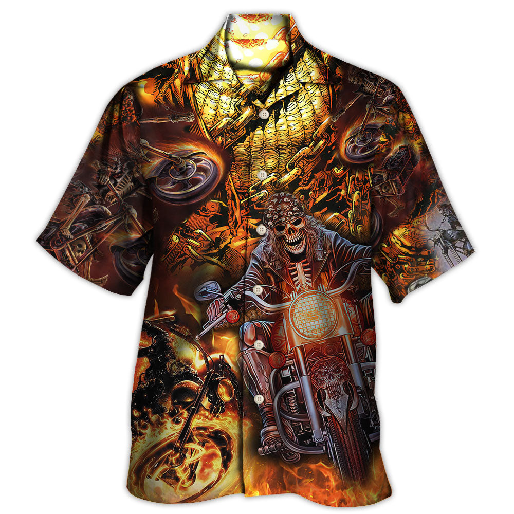 Motorcycle Skull Racing Fast Limited Edition – Hawaiian Shirt