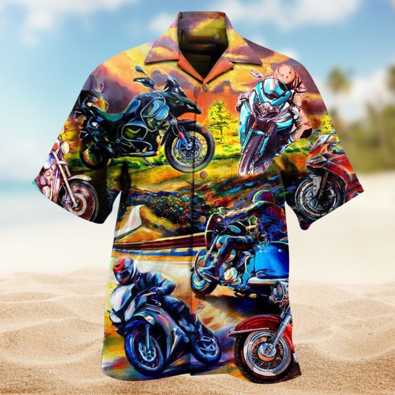 Motorcycle Under The Sunset Edition – Hawaiian Shirt
