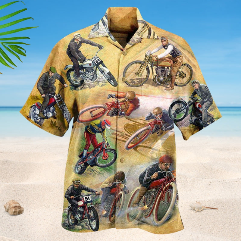 Motorcycle Vintage Style – Hawaiian Shirt