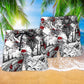 Motorcycle Life Journey Snow Mountain Art – Beach Short