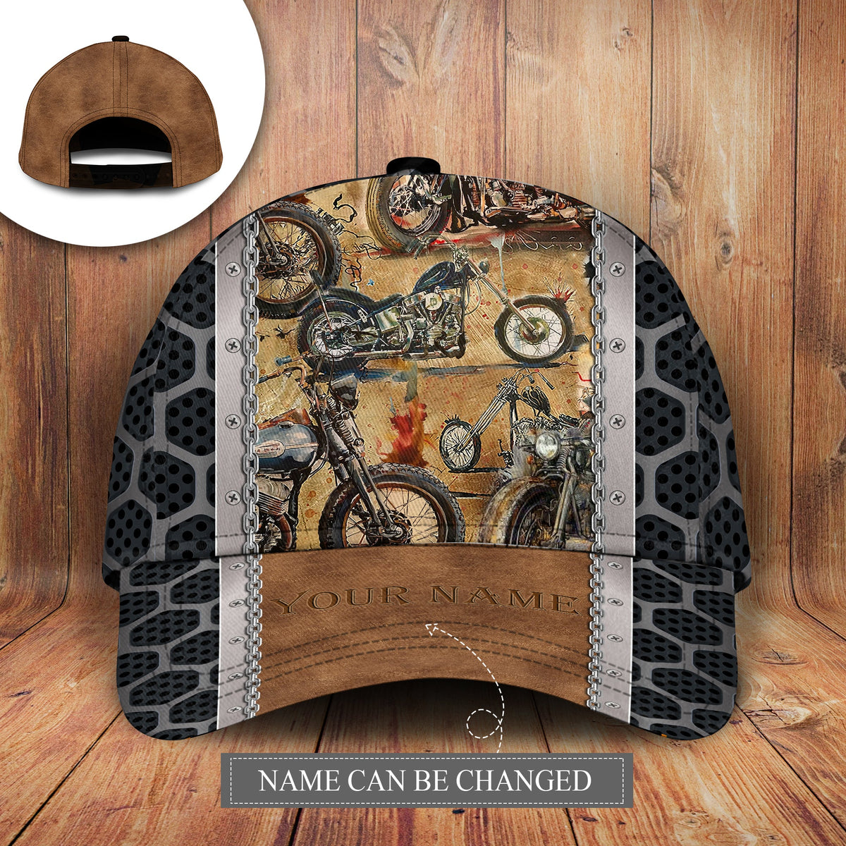 Motorcycle Ride And Live Today Personalized – Classic Cap