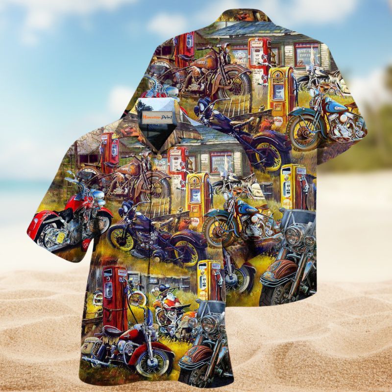 Motorcycles In The Field Edition – Hawaiian Shirt