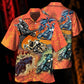 Motorcycle Fire Art Style – Hawaiian Shirt