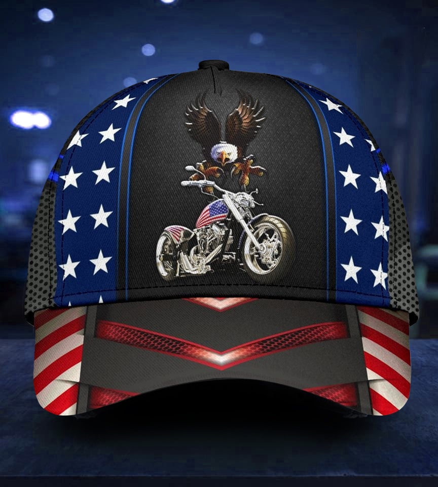 Motorcycle Biker American Eagle – Classic Cap