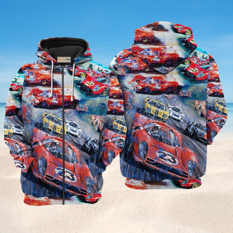 Motorsport You Wreck Quote Art – 3D Hoodie