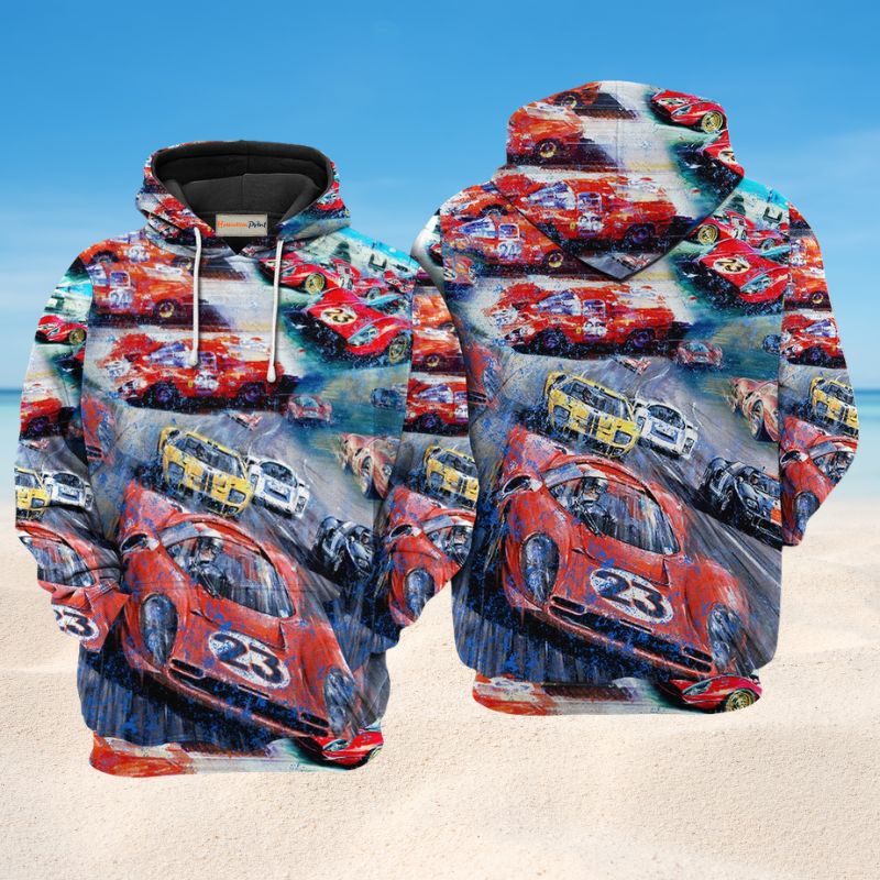 Motorsport You Wreck Quote Art – 3D Hoodie