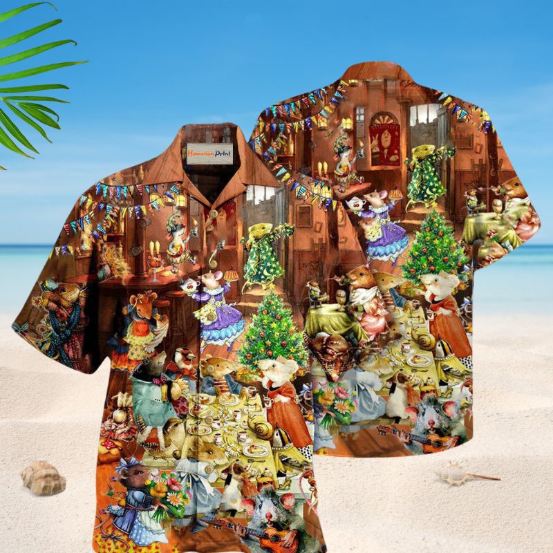 Mouse Party No Humans At Home Edition – Hawaiian Shirt