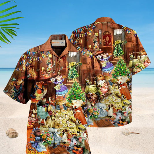 Mouse Party No Humans At Home Edition – Hawaiian Shirt