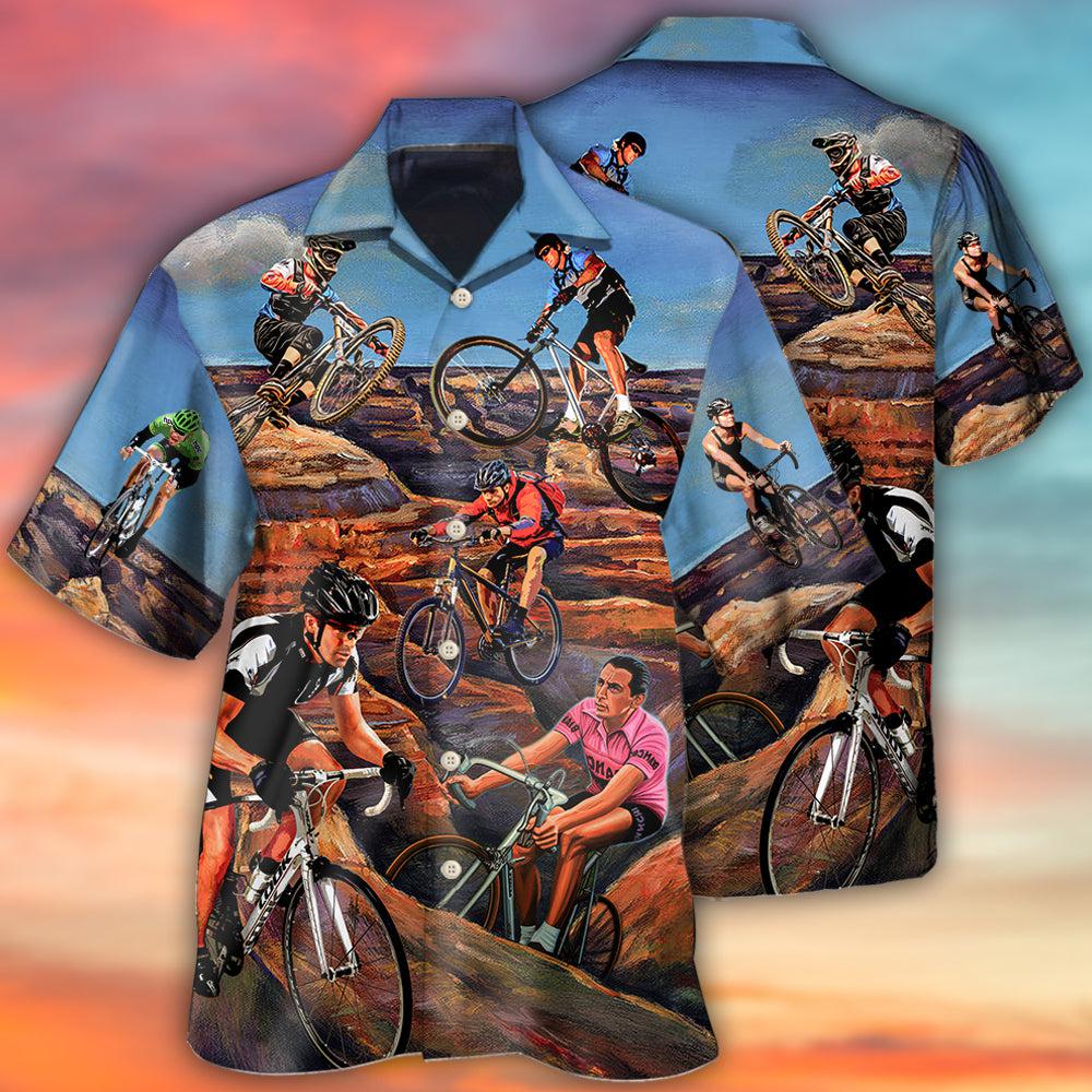 Mountain Biking Outdoor Style – Hawaiian Shirt